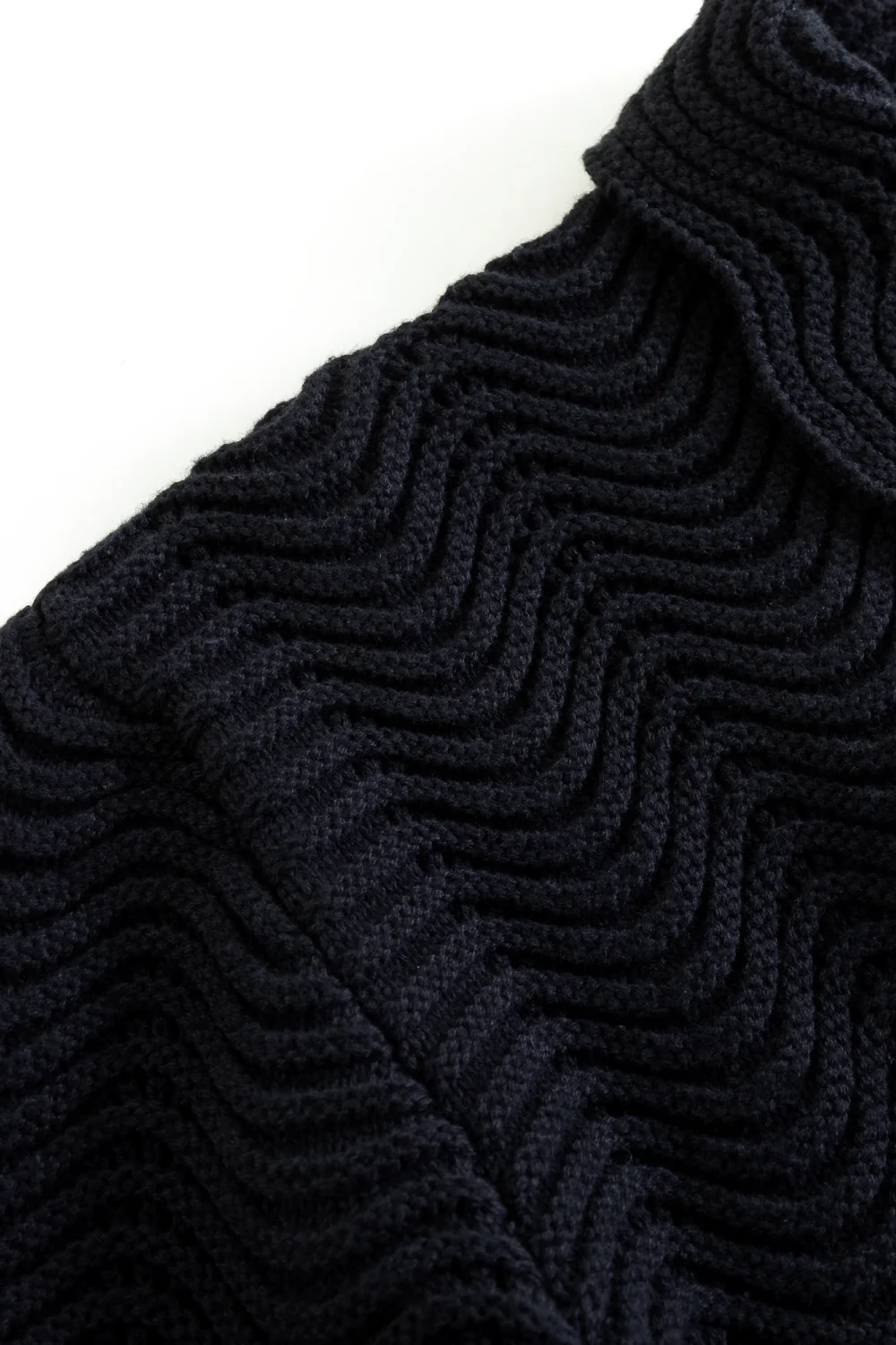 Black Shale Stitch Button Up - Image 4