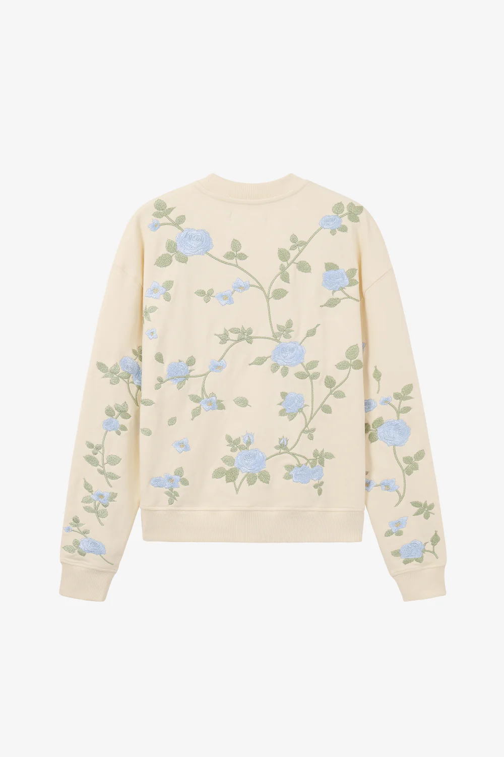 Blue Rose Vine Crewneck - Image 4