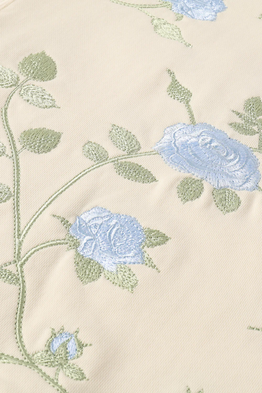 Blue Rose Vine Crewneck - Image 5