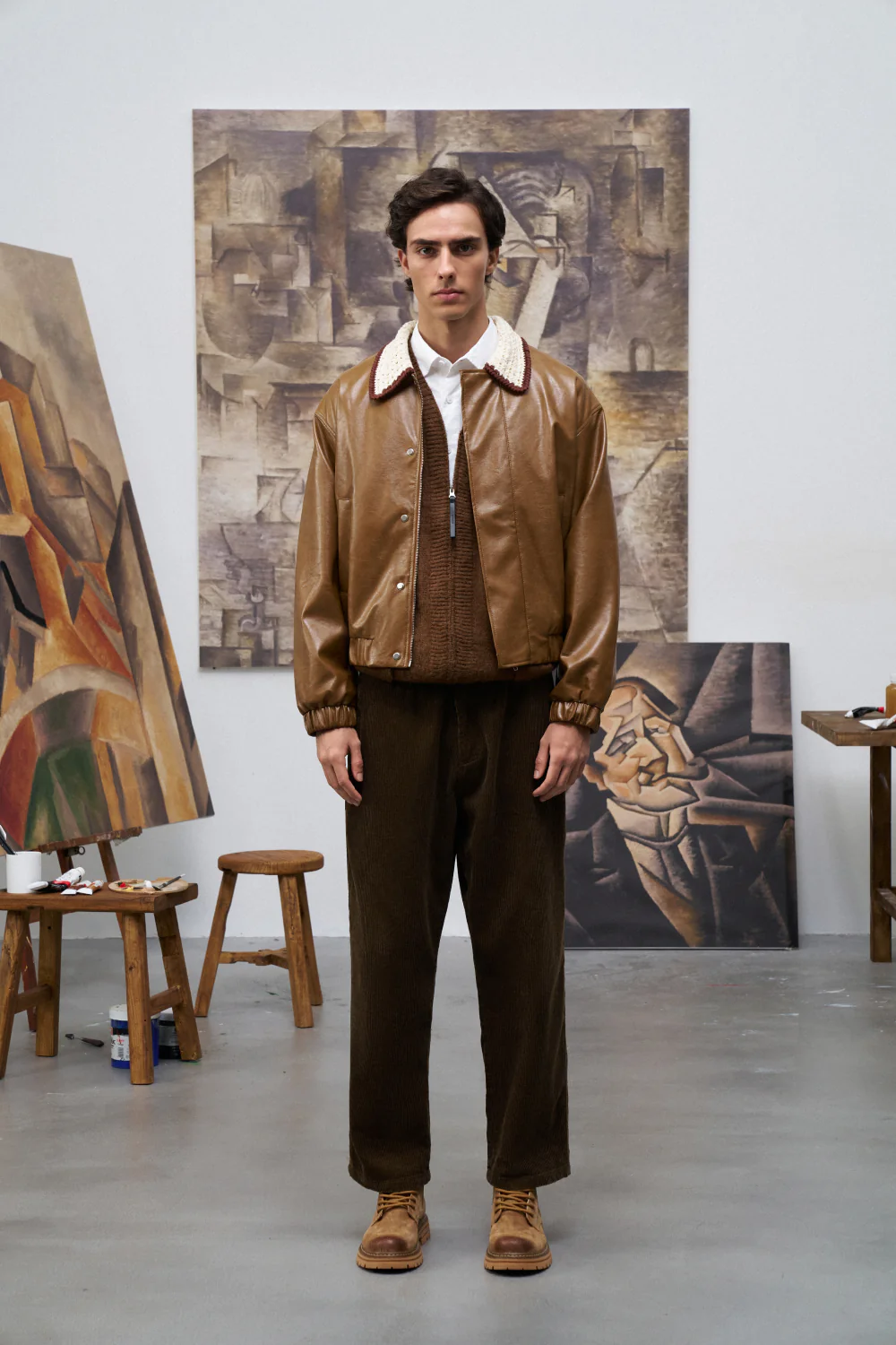 Crochet Collared Jacket - Image 3