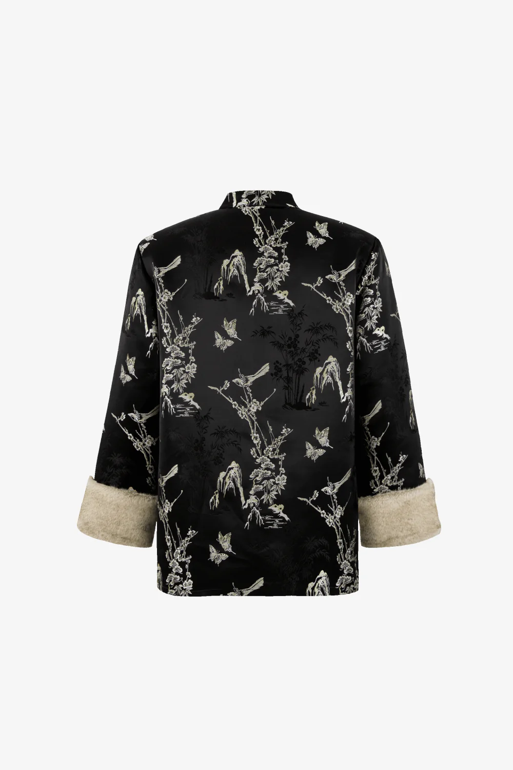 Embroidery Mandarin Coat - Image 5