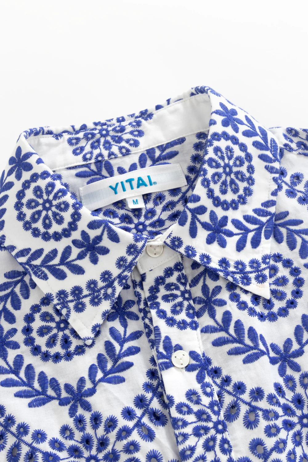 Fine China Embroidery Button Up - Image 7