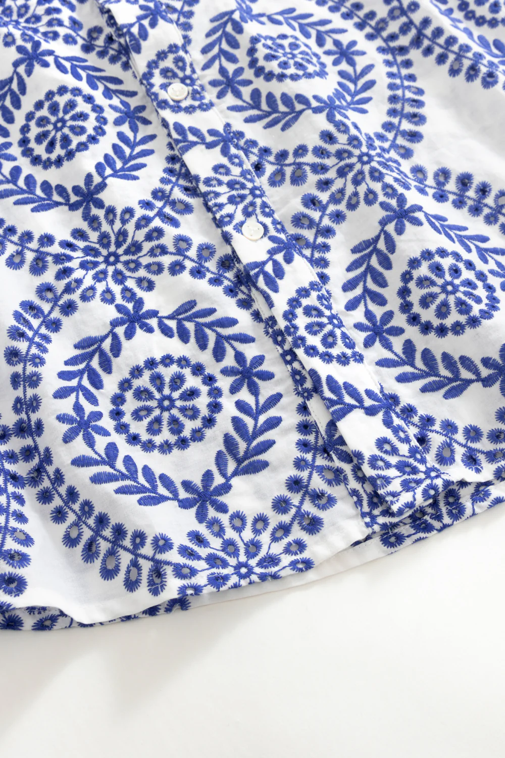 Fine China Embroidery Button Up - Image 9