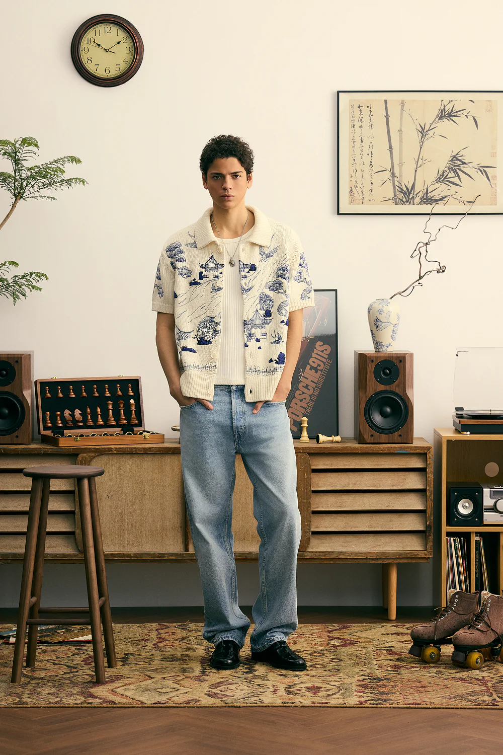 Fine China Embroidery Shirt - Image 4