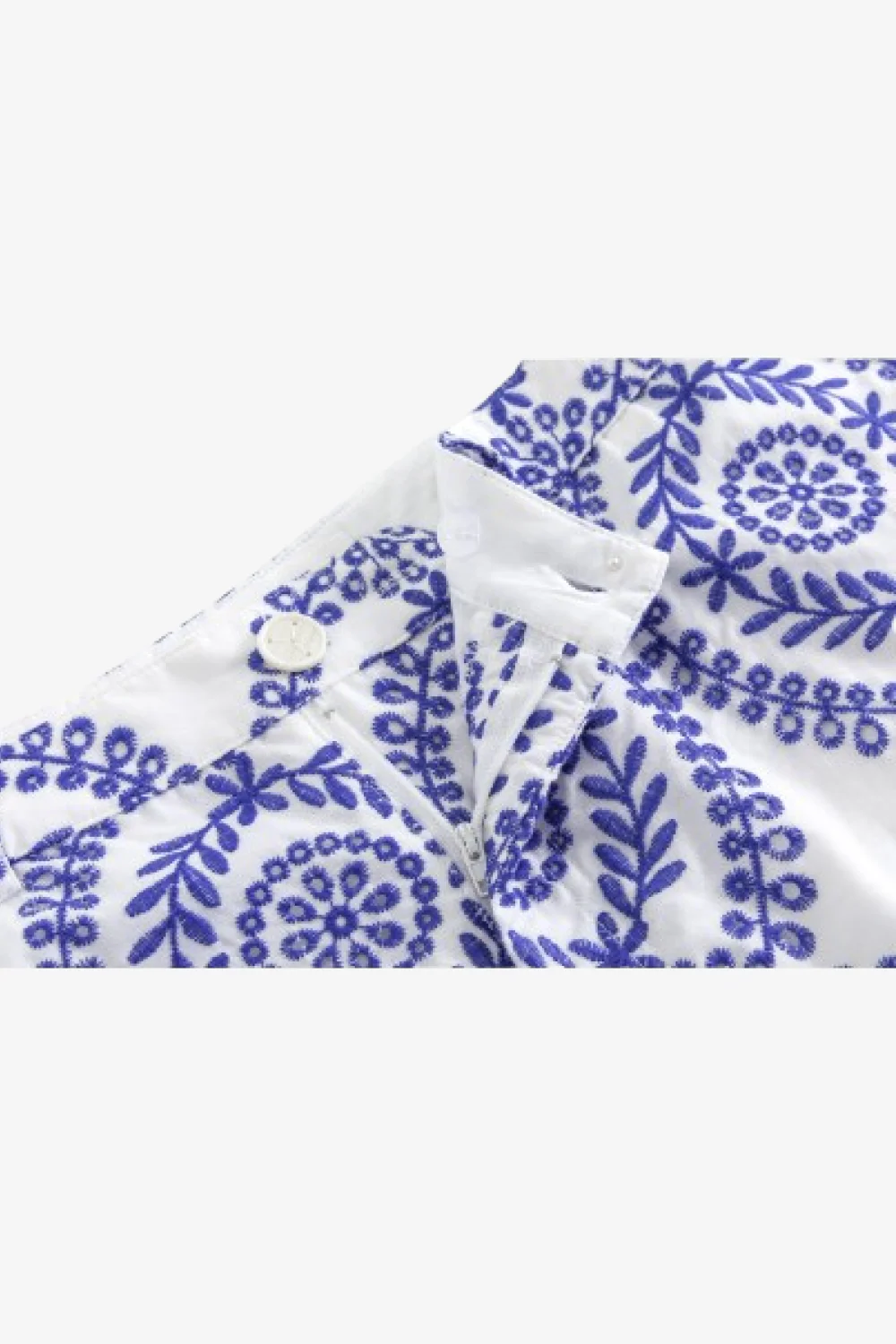 Fine China Embroidery Shorts - Image 3