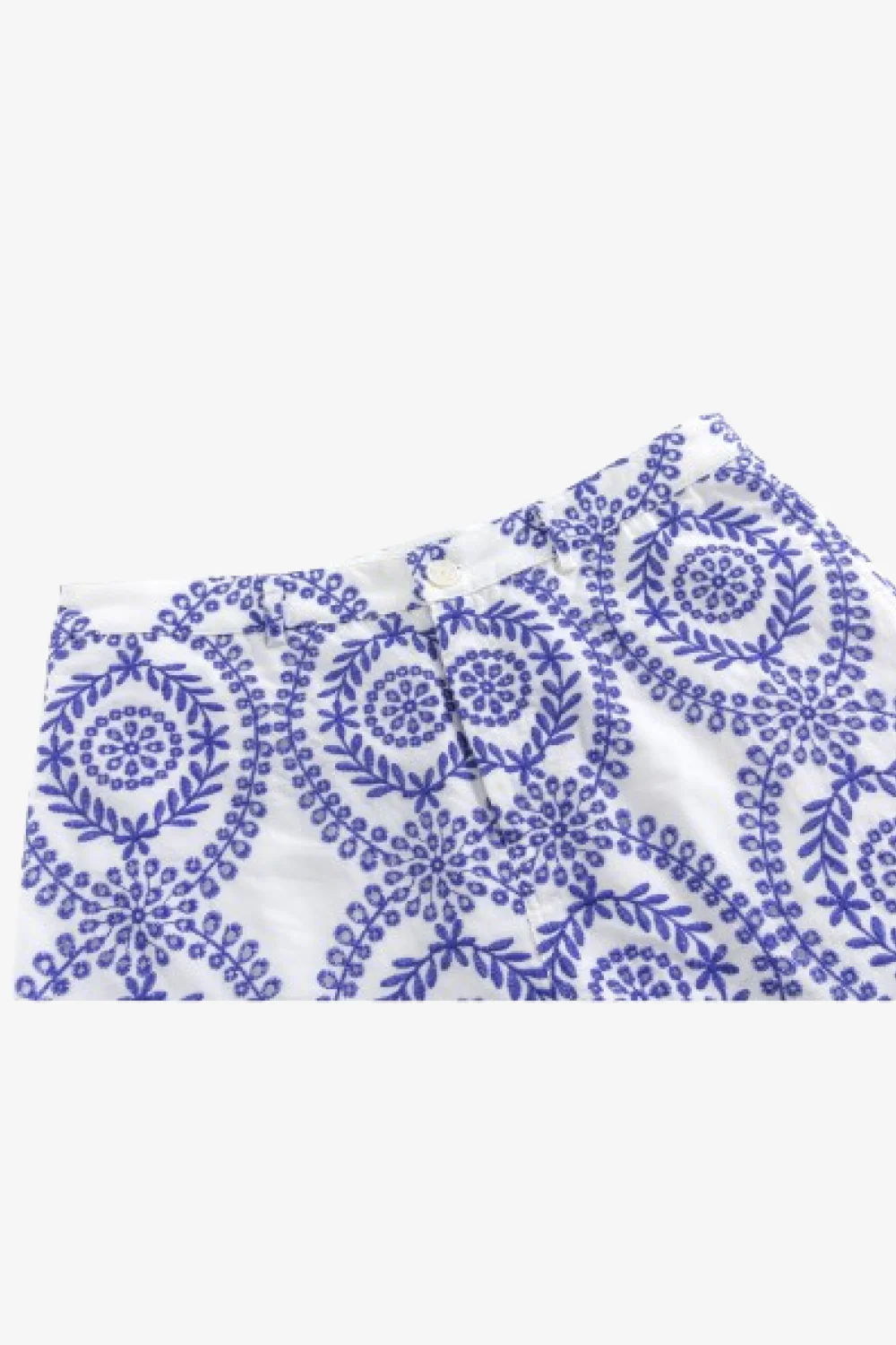 Fine China Embroidery Shorts - Image 4