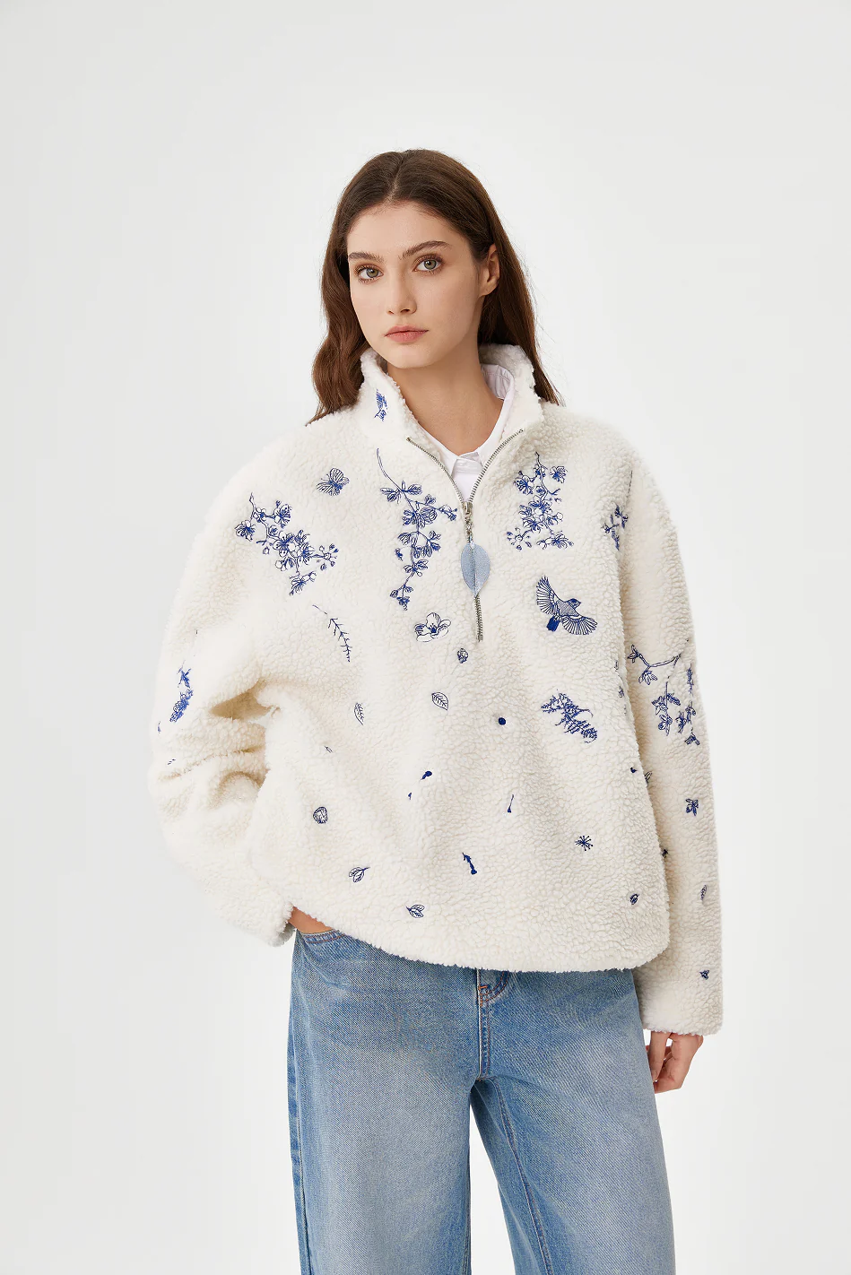 Fine China Sherpa Fleece - Image 3