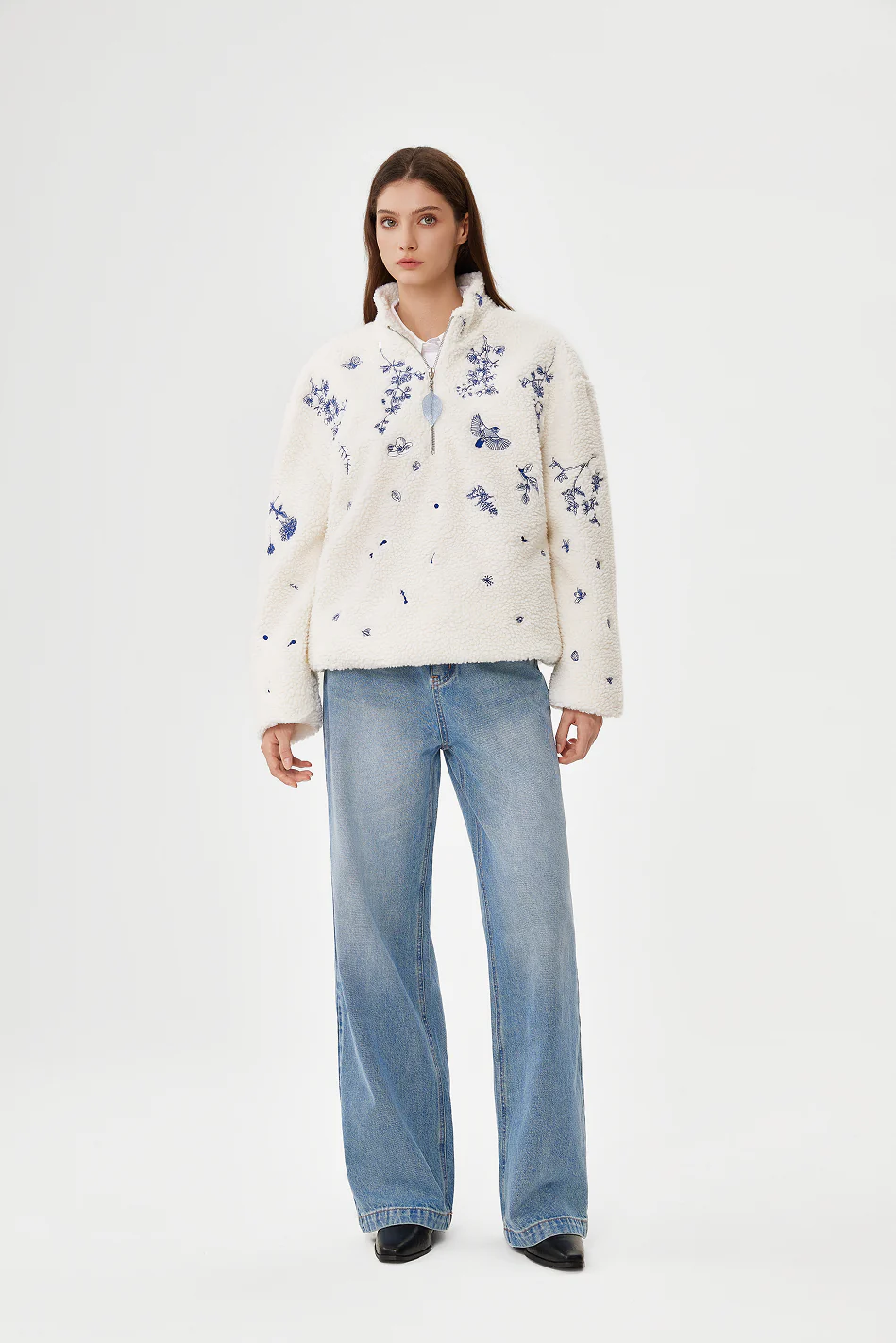 Fine China Sherpa Fleece - Image 4