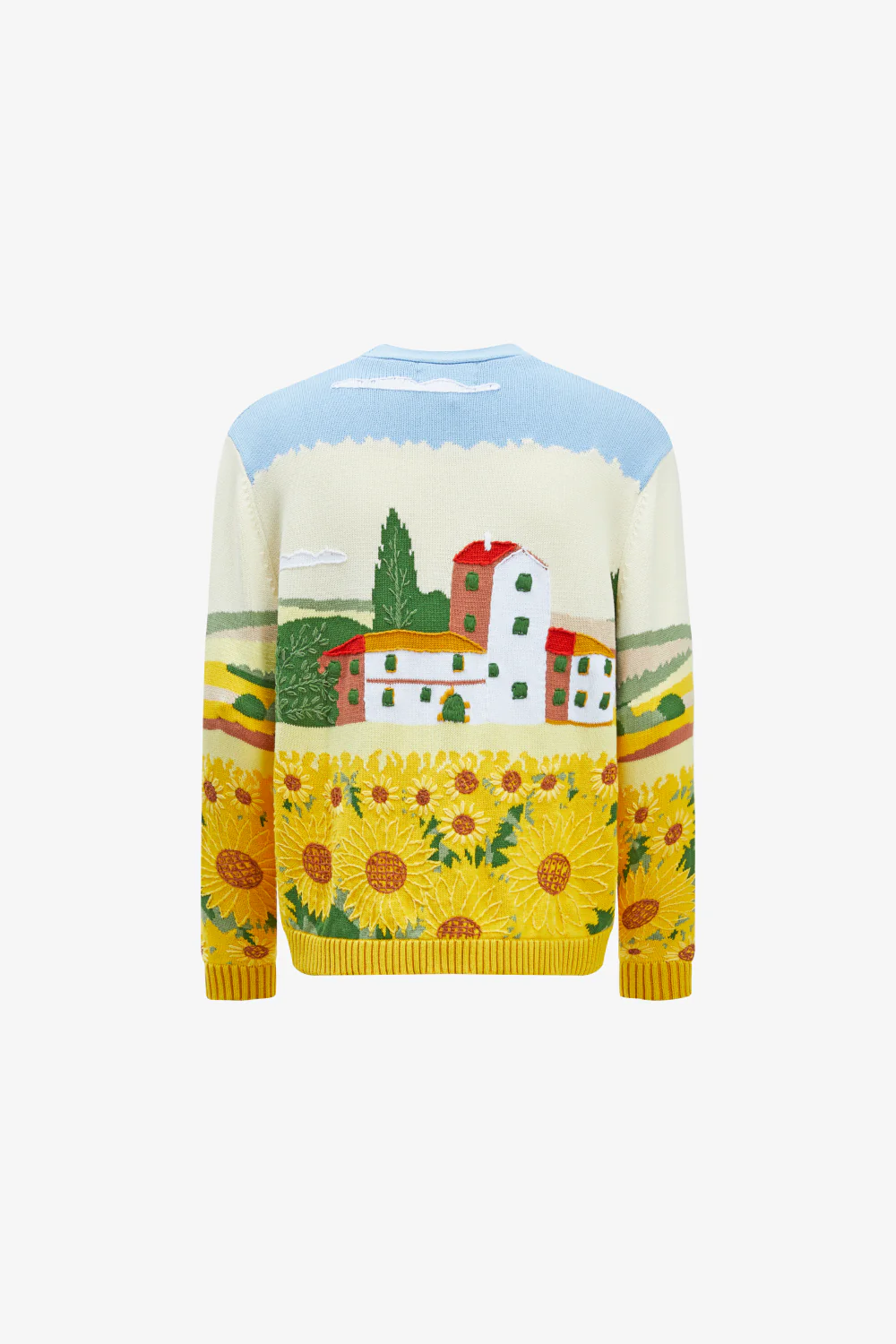 Intarsia Sunflower Cardigan - Image 4