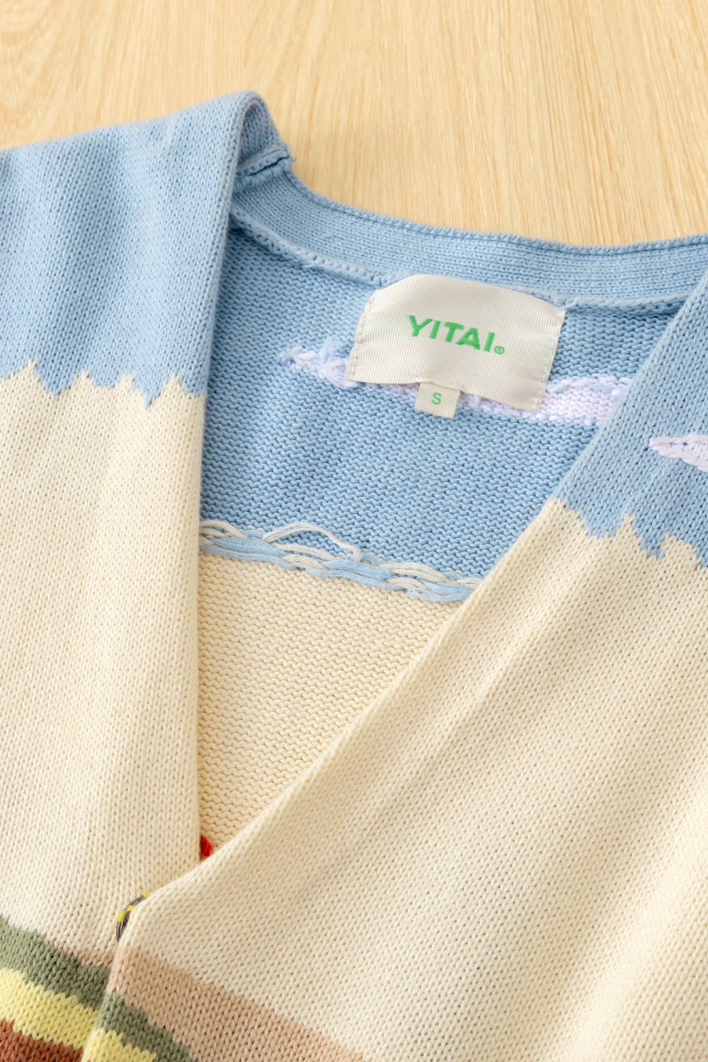 Intarsia Sunflower Cardigan - Image 5