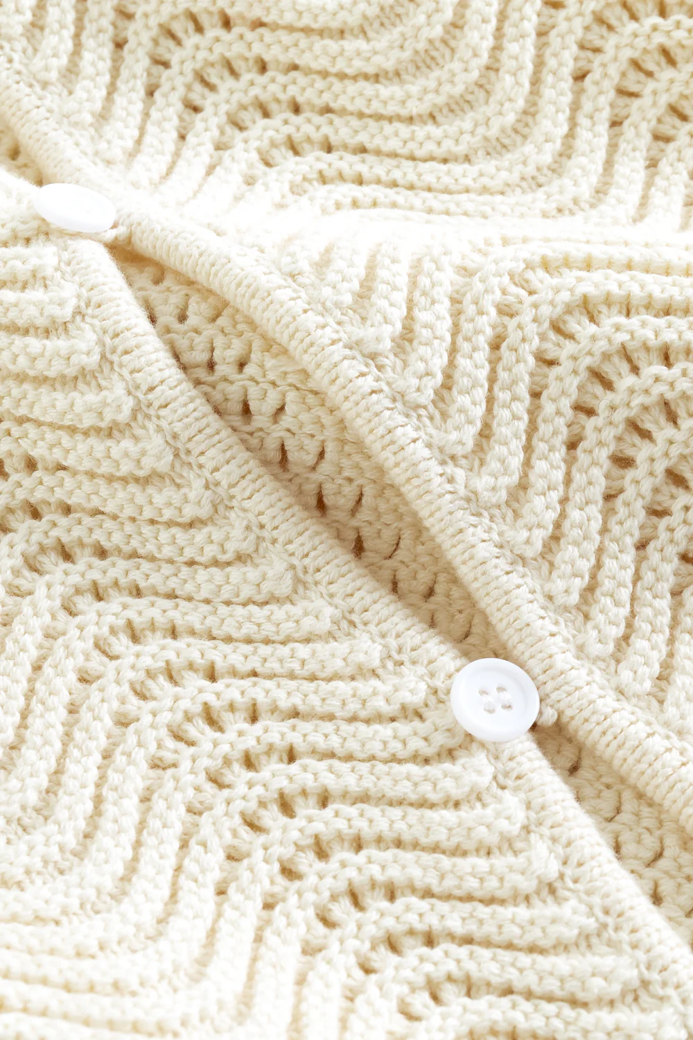 Ivory Shale Stitch Button-Up - Image 7