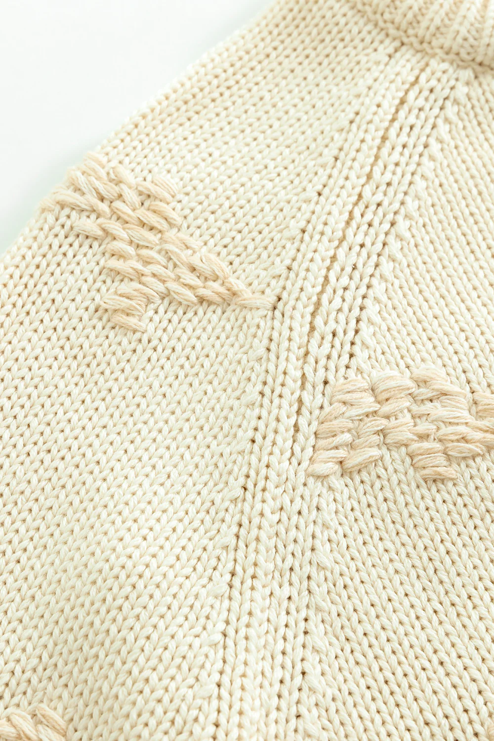 Lavender Field Hand Embroidery Sweater - Image 6