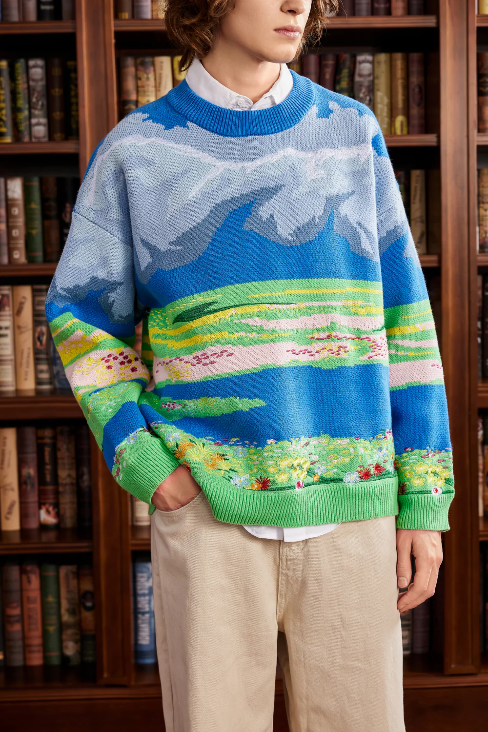 Secret Garden Embroidery Sweater - Image 3